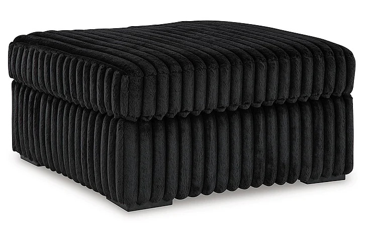 Midnight-Madness Oversized Accent Ottoman in Onyx 9810308
