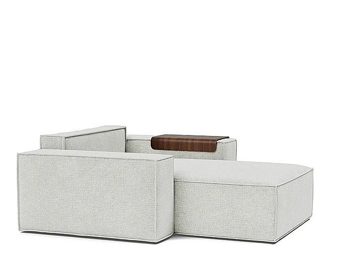 Innovation Living Newilla Lounger Chair with Wide Arms (256 Adario Fog) 95-543152256-03-2