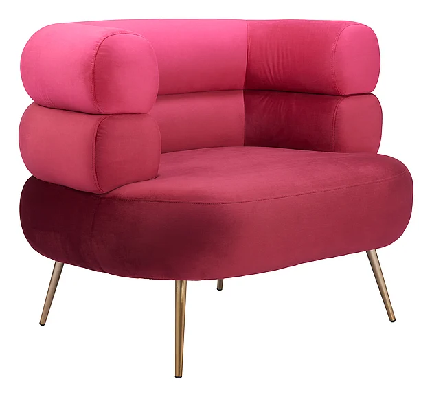 Zuo Modern Arish Accent Chair Red 109999