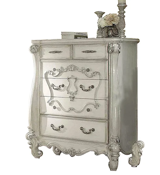 Acme Versailles Chest in Bone White 21136
