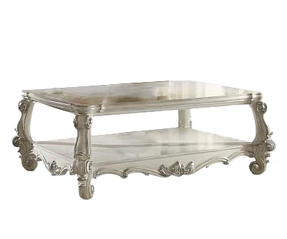 Acme Versailles Coffee Table Bone White 82123