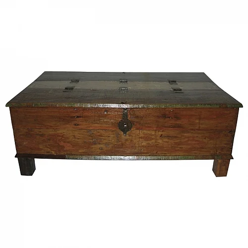 Moti Furniture Beech Box Cocktail Table in Wood