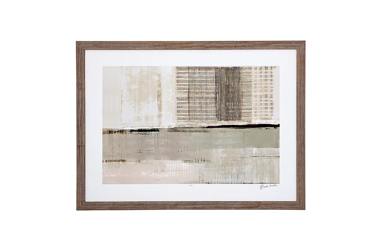 Bassett Mirror Company Across the Abstract Bay I Framed Print in Brown 9902-177A