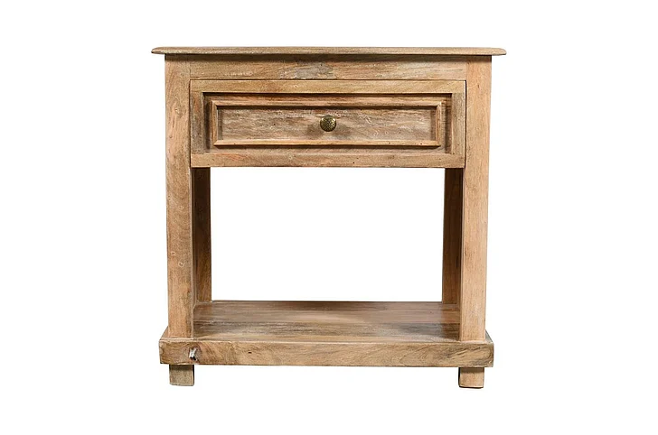 Moti Furniture Jenna 1-Drawer Nightstand in Natural
