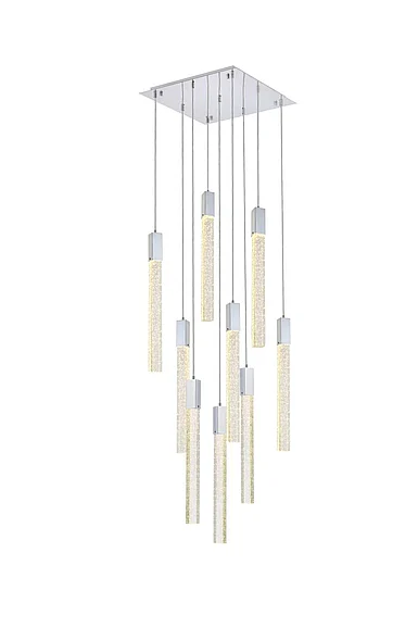 Elegant Weston 9 Lights Pendant in Chrome 2066D20C