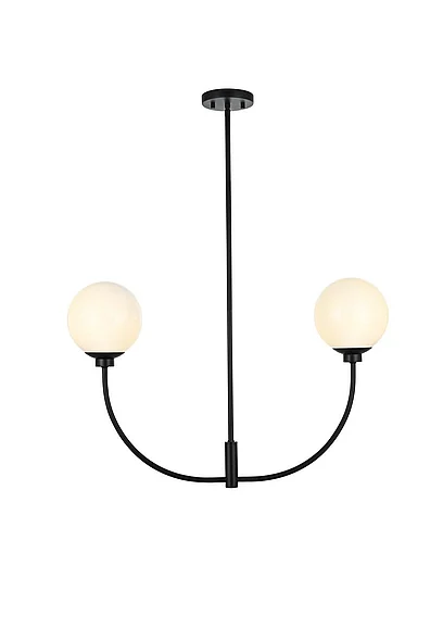 Elegant Nyomi 30 In. Pendants in Black LD816D30BK CLOSEOUT