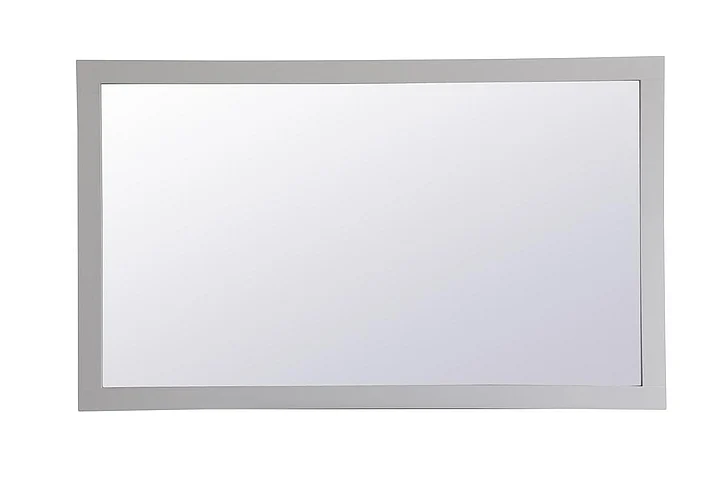 Elegant Aqua Rectangle Vanity Mirror 60 In. in Grey VM26036GR
