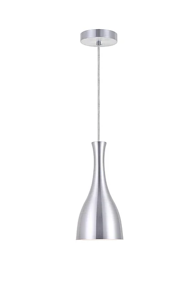Elegant Aiken 1 Light Burnished Nickel Pendant LD2407BN