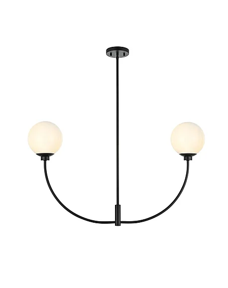 Elegant Nyomi 36 In. Pendant in Black LD816D36BK CLOSEOUT