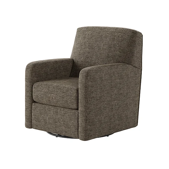 Southern Motion Flash Dance Swivel Glider in Chocolate 101 214-21