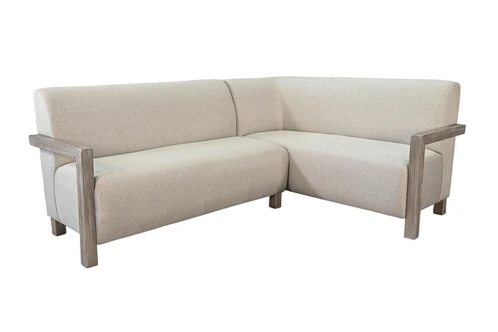 Sunny Designs Gibson Gibson Breakfast Nook Sofa Bench Set in Wheat 0117WE-S