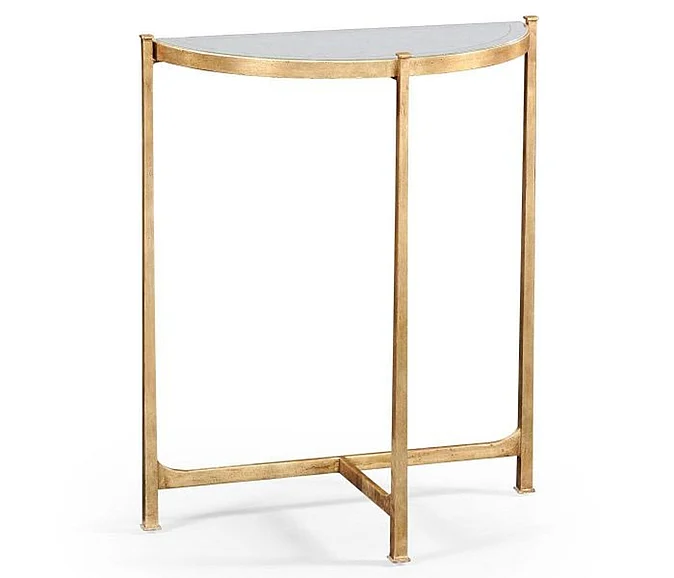 Jonathan Charles Console Table in Gold 494180-G