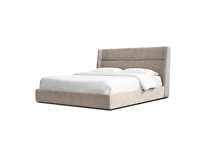 Mobital Cove Storage Bed Queen Champagne Fabric BED-COVE-CHAM-QUEEN