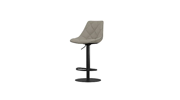 Mobital Bentayga Hydraulic Bar Stool Buff Beige Leatherette DBS-BENT-BEIG-PCBLA