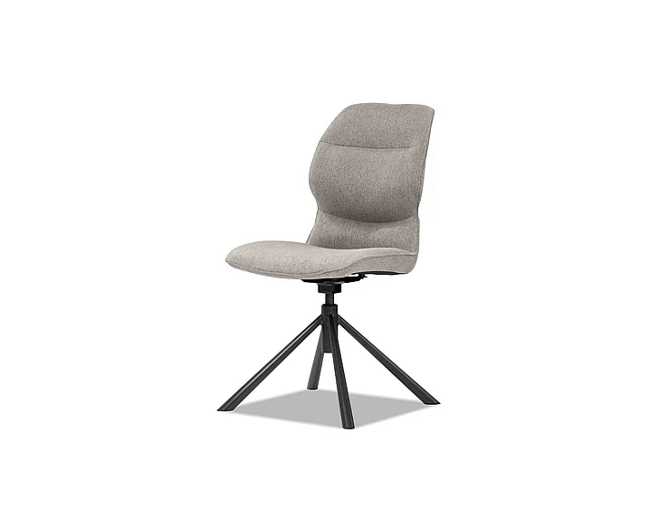 Mobital Cheema Swivel Dining Chair Fabric (Set of 2) DCH-CHEE-GUNM-PCBLA