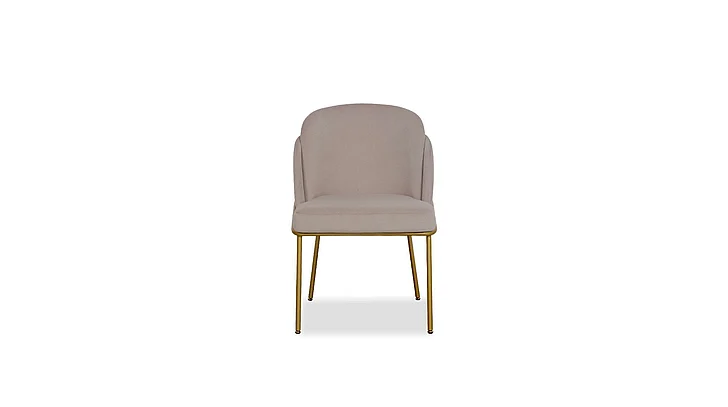Mobital Wallen Dining Chair Champagne Fabric (Set of 2) DCH-WALL-CHAM-BRGOL