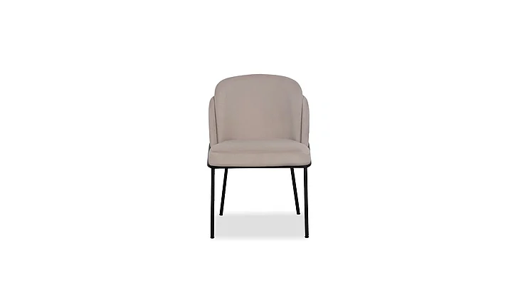 Mobital Wallen Dining Chair Champagne Fabric (Set of 2) DCH-WALL-CHAM-PCBLA