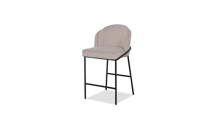 Mobital Wallen Counter Stool Champagne Fabric (Set of 2) DCS-WALL-CHAM-PCBLA