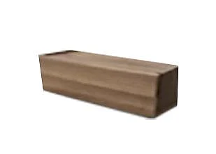 Mobital Roxy 4-Drawer Double Dresser Walnut Veneer, DRE-ROXY-WALN-