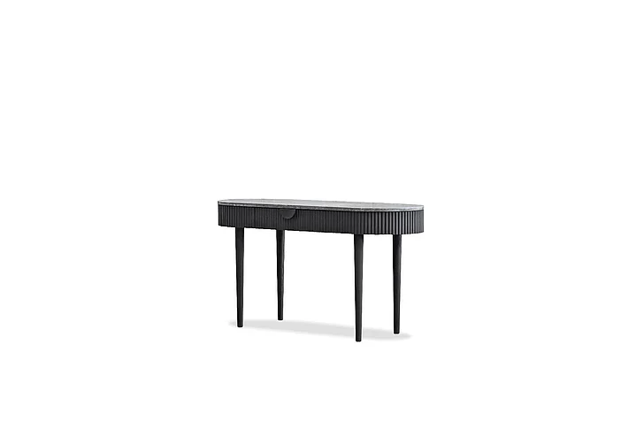 Mobital Koii Desk Sicilian Grey Top in a Fluted Smoke Ash Body ODE-KOII-SIGR-EBASH