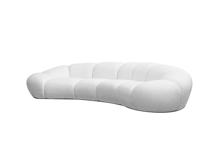 Mobital Cirro 4- Seater Sofa Polar White Fabric SOF-CIRR-POWH-