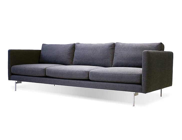 Mobital Taut Sofa 3-Seater Dark Grey Legs SOF-TAUT-DGRE-LONG