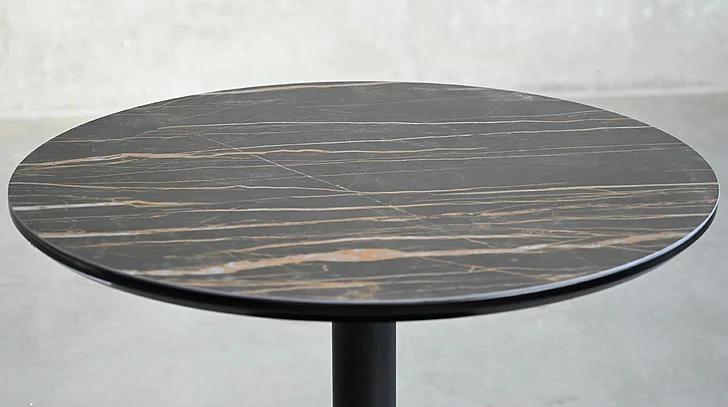 Mobital Halfpint Top of Dining Table Noire Desir Ceramic, 80Cm X 80Cm TCE-HPIN-NODE-80CM