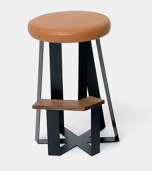 Artless Furniture ARS Leather Counter Stool (Set of 2) in Earth
