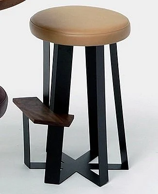 Artless Furniture ARS Leather Counter Stool (Set of 2) in Canyon