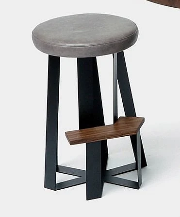 Artless Furniture ARS Leather Counter Stool (Set of 2) in Olive