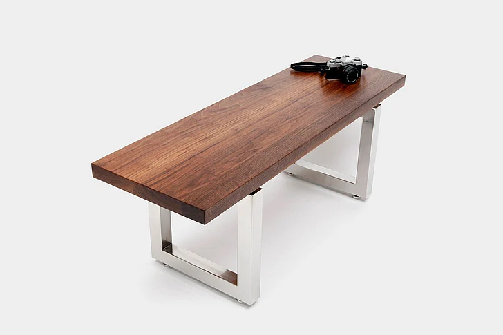 Artless Furniture GAX16 4' Walnut Bench