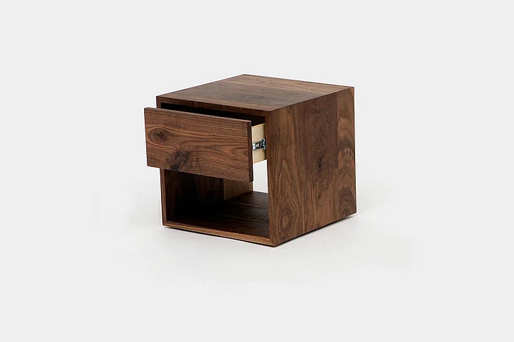 Artless Furniture THN .75X Nightstand in Walnut A-THN-.75X-W
