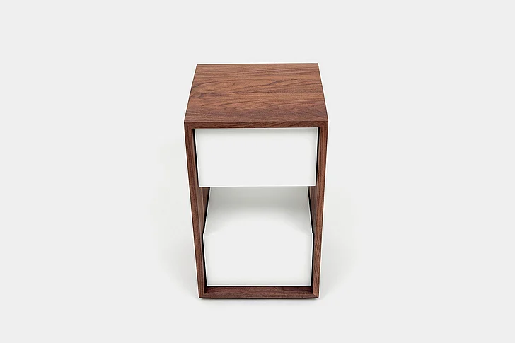 Artless Furniture THN 1 Nightstand in White A-THN-1-WH