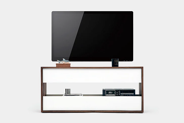 Artless Furniture THN 3 Media Console in White A-THN-3-WH-M