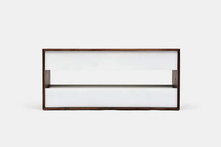 Artless Furniture THN 3.5 Media Console in White A-THN-3.5-WH-M