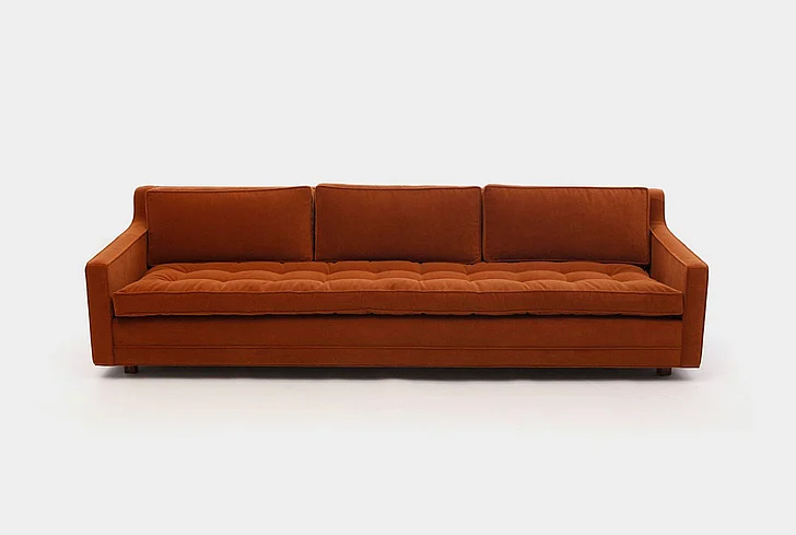 Artless Furniture UP Solutions Three Seater in Aged Velvets/Linen Blends A-UP-TS-2/5