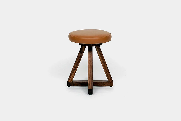 Artless Furniture X1 Stools Leather Counter Stool (Set of 2) in Earth
