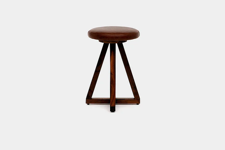 Artless Furniture X2 Leather Counter Stools (Set of 2) in Tobacco