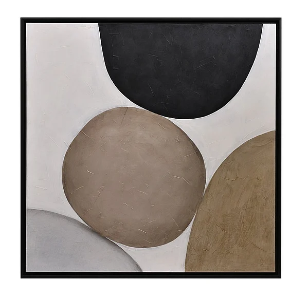 SUNPAN Rocky Road - 48" X 48" - Black Floater Frame A0167