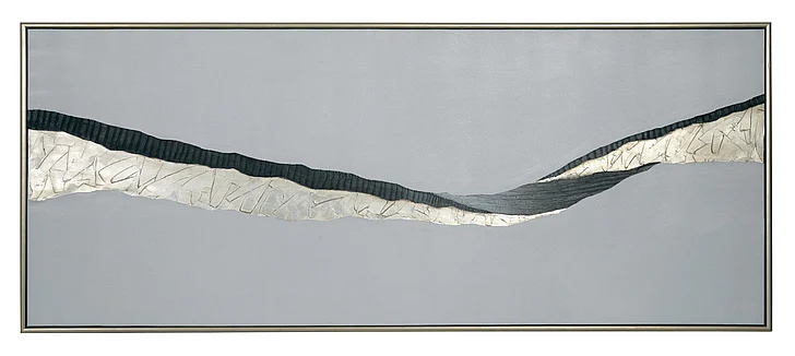 SUNPAN Frequency - 72" X 30" - Silver Floater Frame A0183