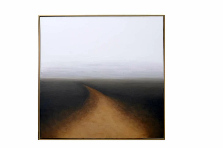 SUNPAN Autumn Silence - 48" X 48" - Gold Floater Frame A0196
