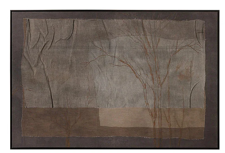 SUNPAN Enchanted Forest - 60" X 40" - Black Floater Frame - Brown A0435