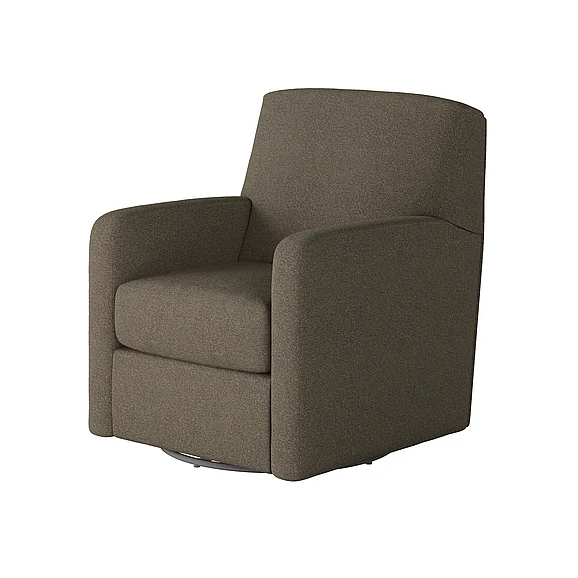 Southern Motion Flash Dance Swivel Glider in Truffle 101 106-18