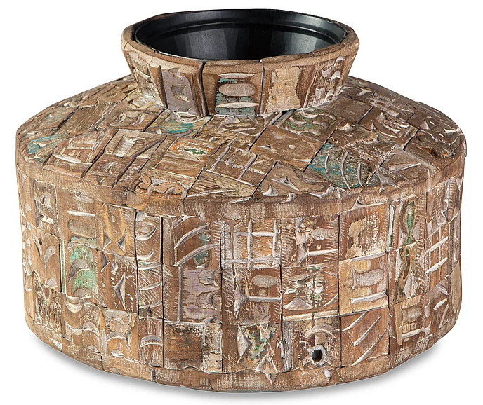 Meltland Vase in Natural/Black A2000557 FedEx/UPS
