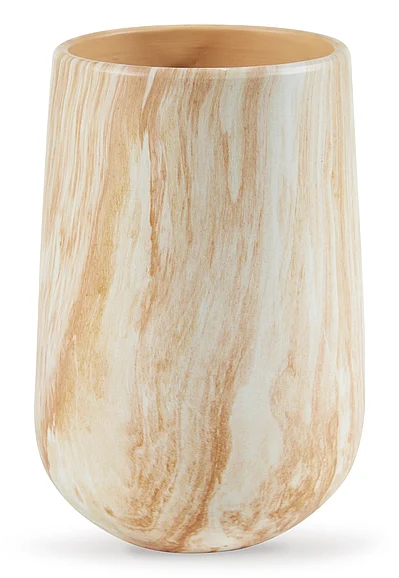Cammen Vase in Tan/White A2000646 FedEx/UPS