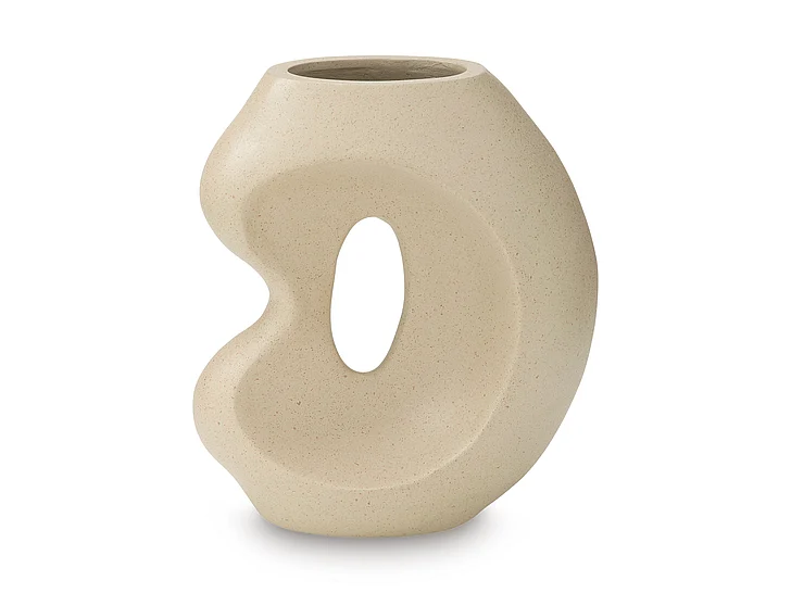 Odion Vase in Stone A2000841 FedEx/UPS