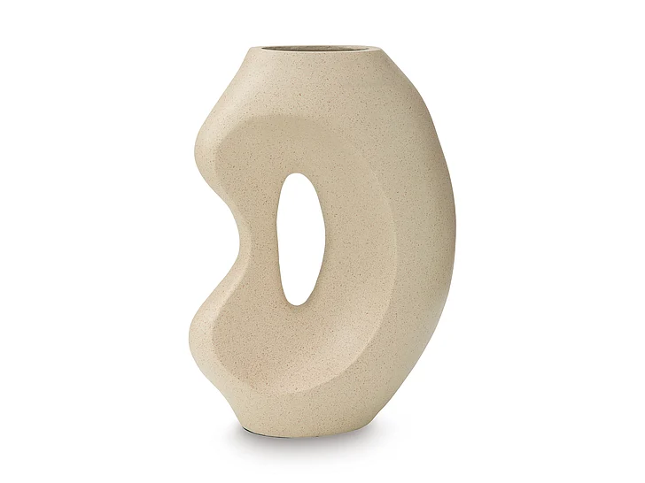 Odion Vase in Stone A2000842 FedEx/UPS