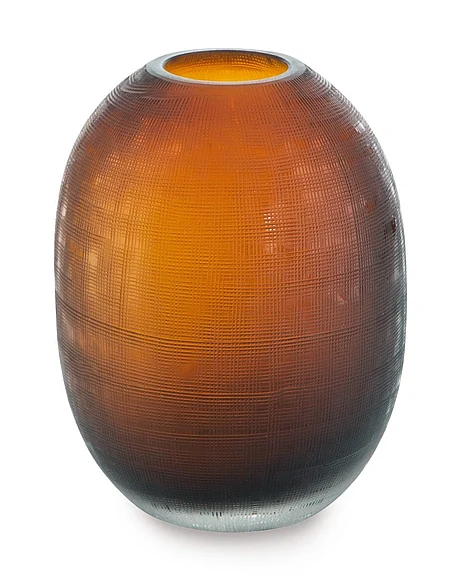Embersen Vase in Amber A2900001 (Set of 2) FedEx/UPS PROMO