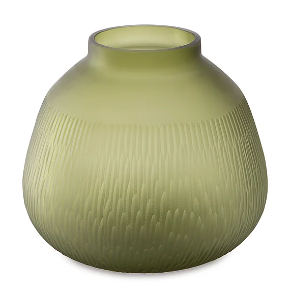 Scottyard Vase in Olive Green A2900007 FedEx/UPS