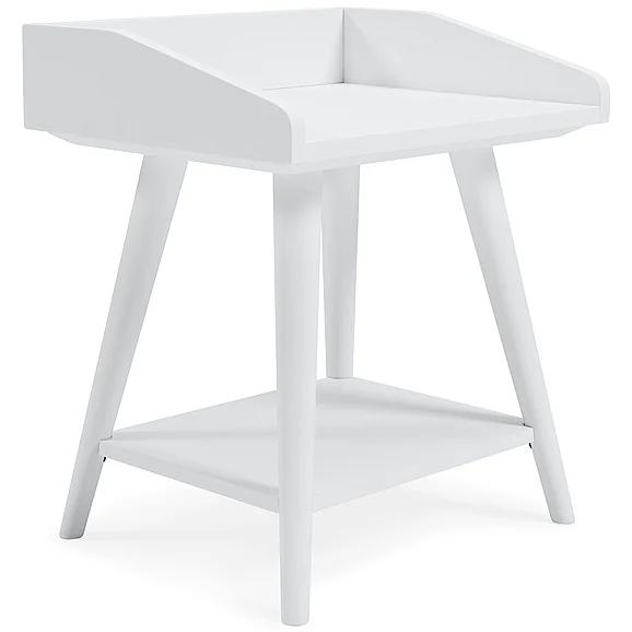 Blariden Accent Table in White A4000367 FedEx/UPS PROMO